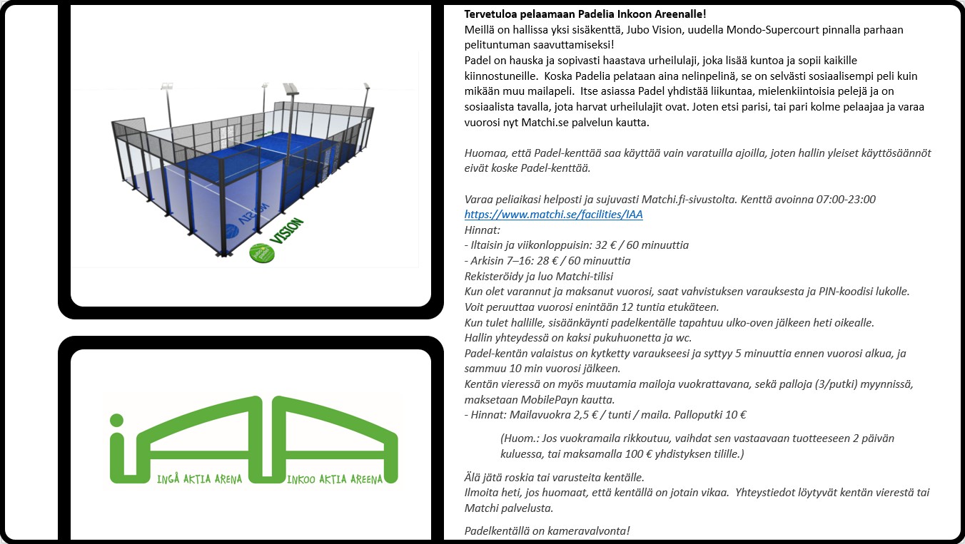 Padel beskrivning web fi